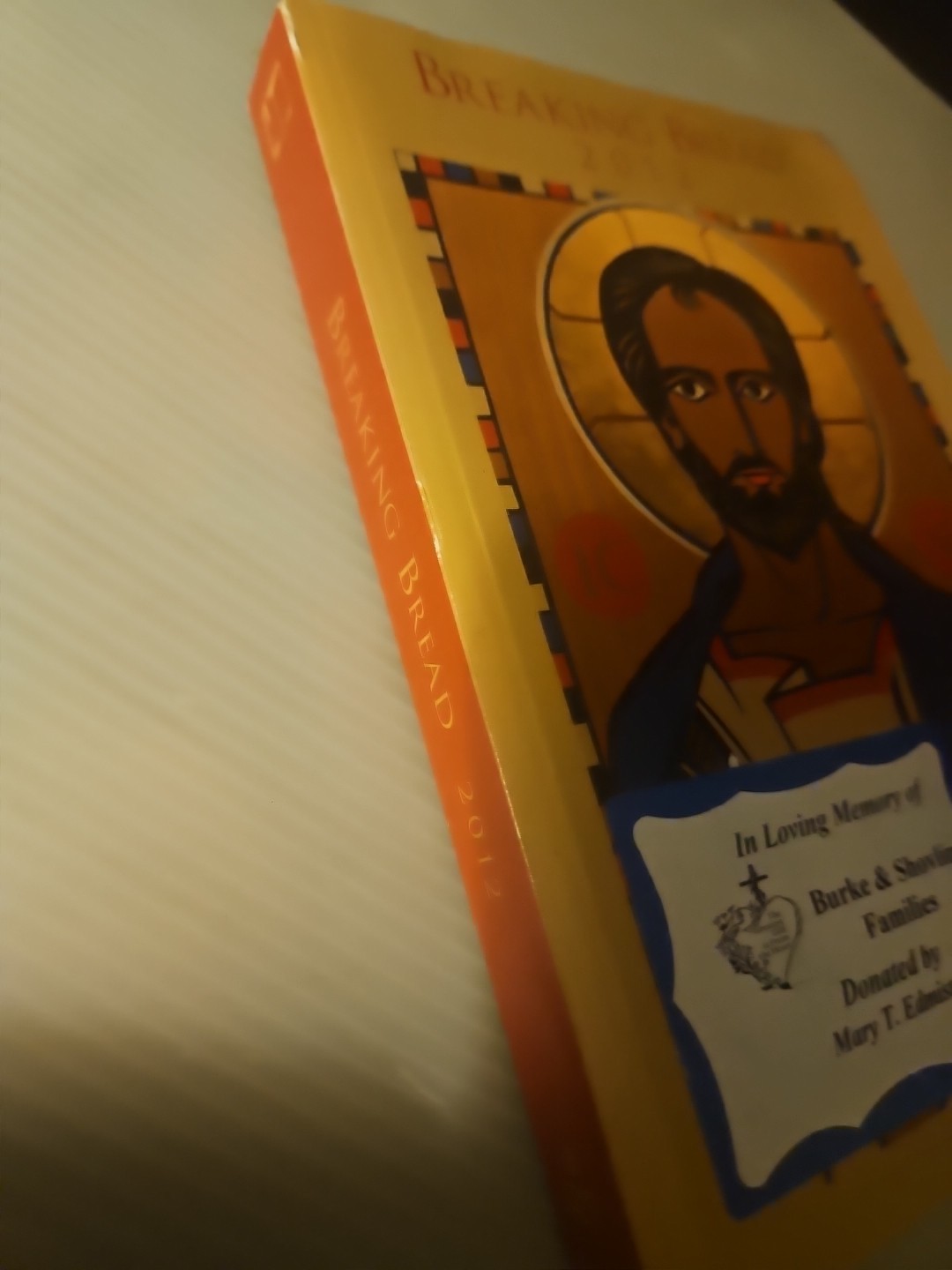 2012 "Breaking Bread" Guidelines For Reception Of Communion Personalized Book