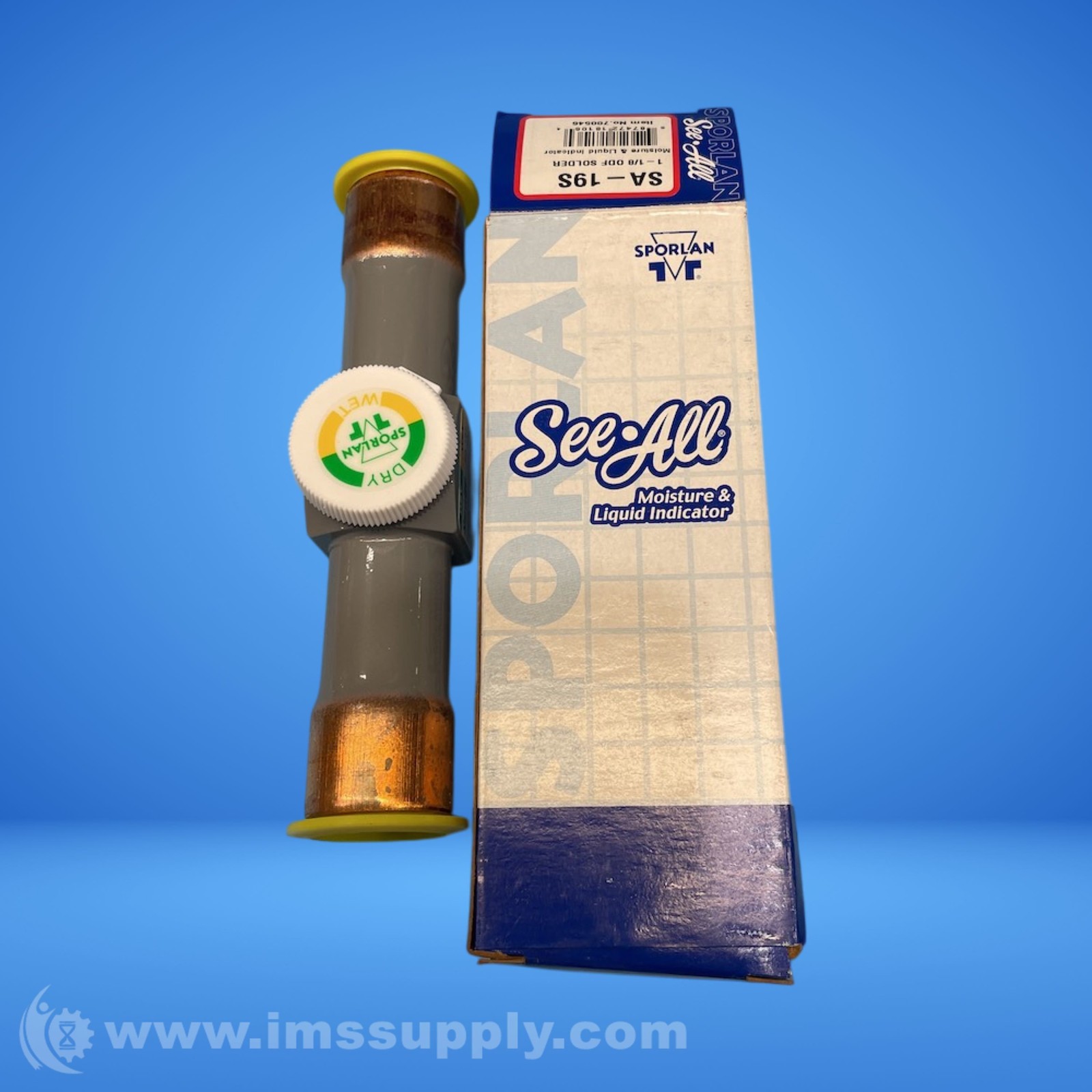 Sporlan SA-19S Moisture & Liquid Indicator FNOB