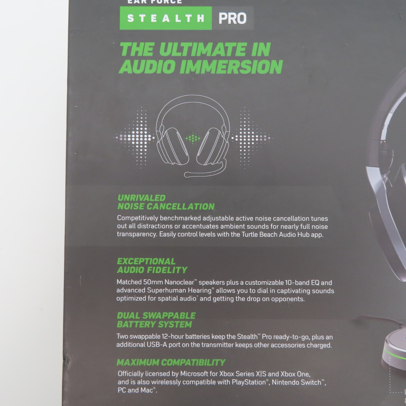 Turtle Beach Stealth Pro Bluetooth Wireless Gaming Headset for Xbox