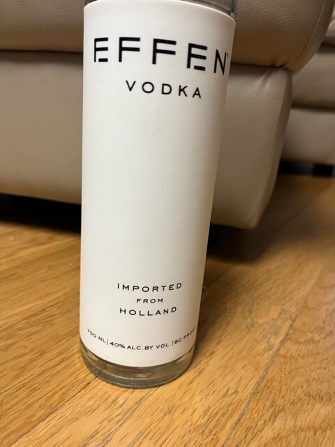 Effen Vodka 750ml Bottle Excellent