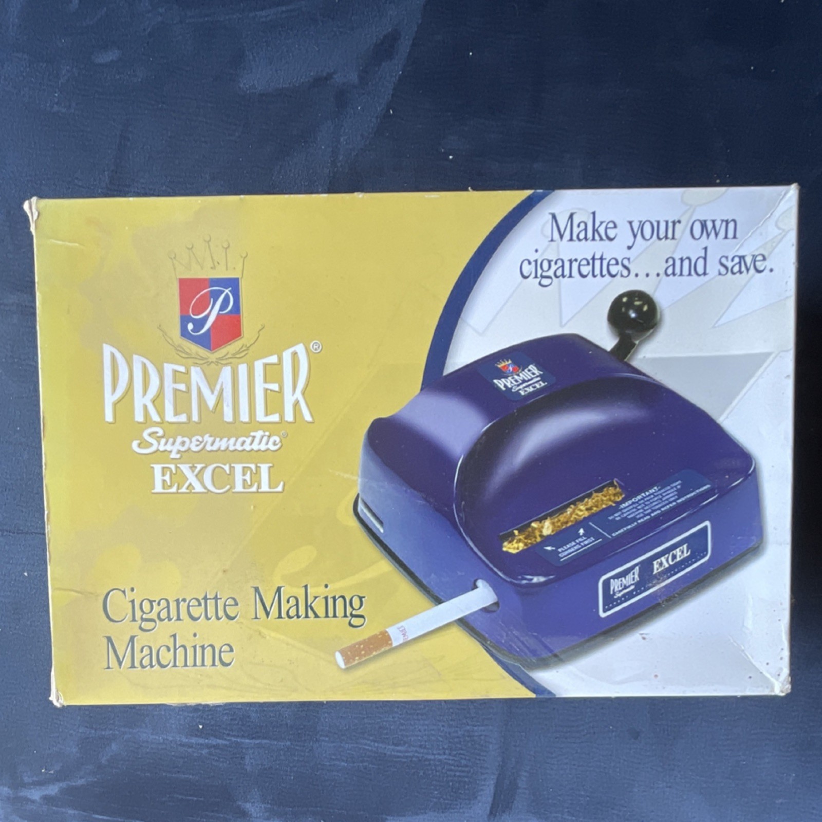 Premier Supermatic Excel Tabletop King Size Cigarette Making Machine