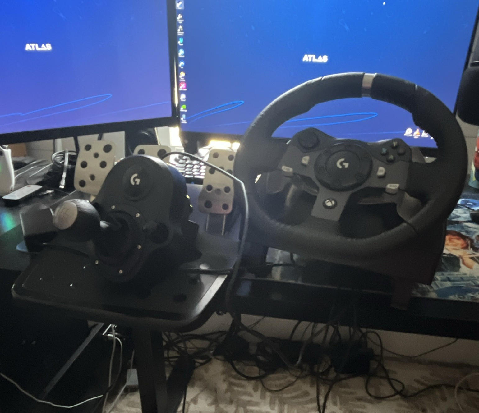 Logitech G Racing Wheel Bundle w/ Steering Wheel, Pedals & Shifter