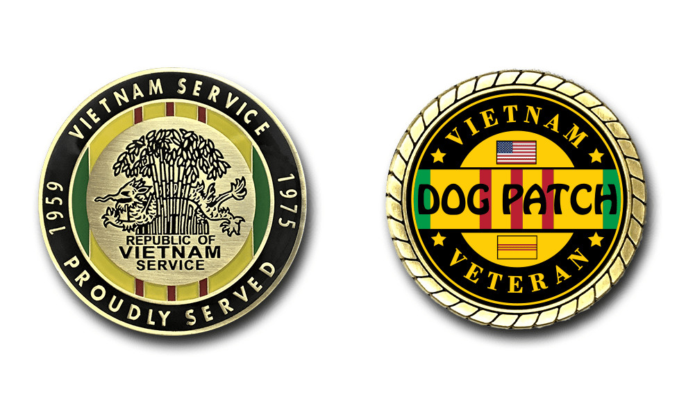 Dog Patch Vietnam Veteran Challenge Coin