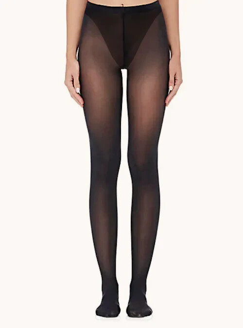 Stems L132223 Womens Powder Soft Black Sheer Magic 20 Den Tights Size S