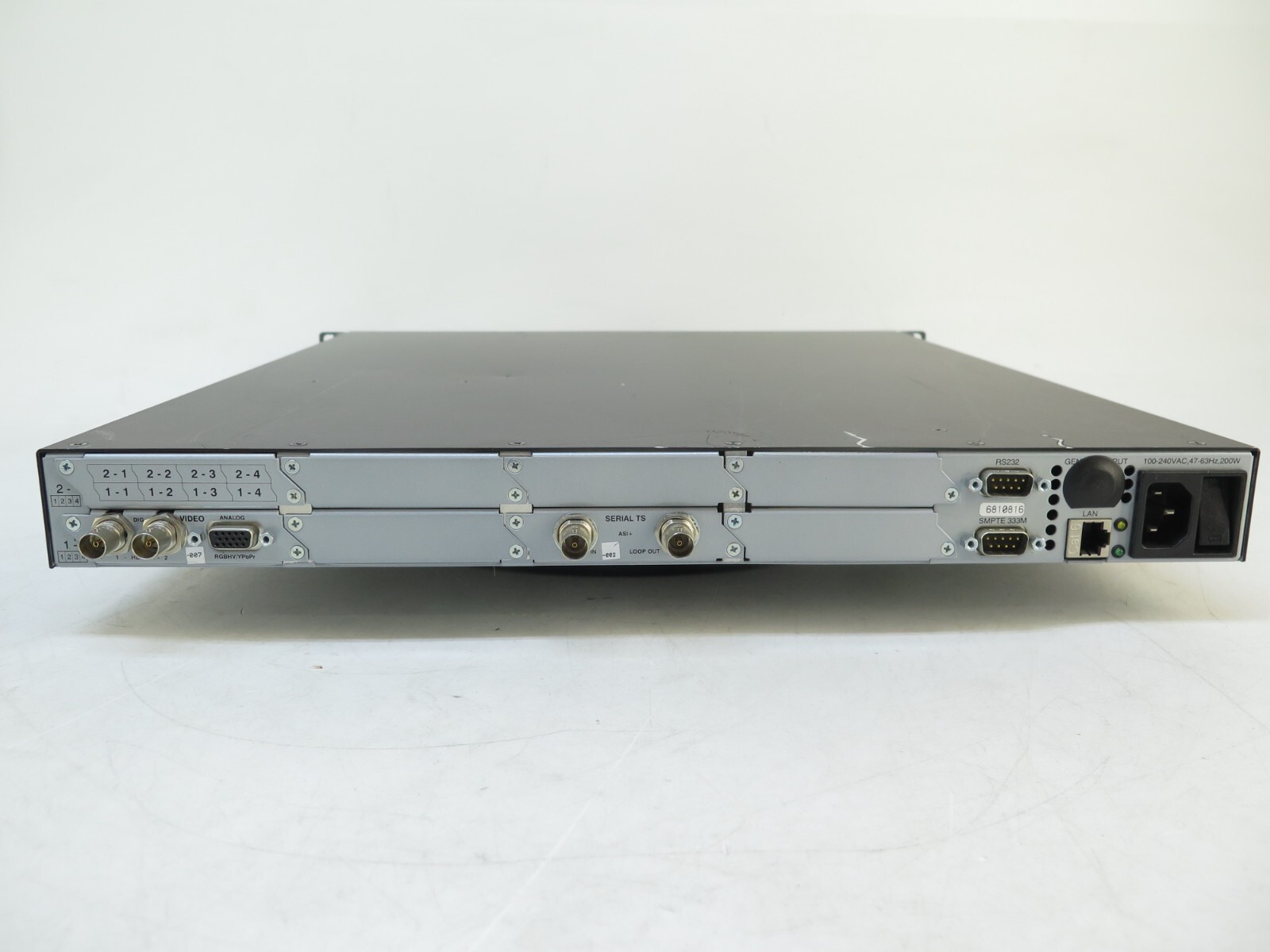 Sencore ATLAS MRD-3187A Modular Receiver Decoder, two Modules: Serial TS & Video