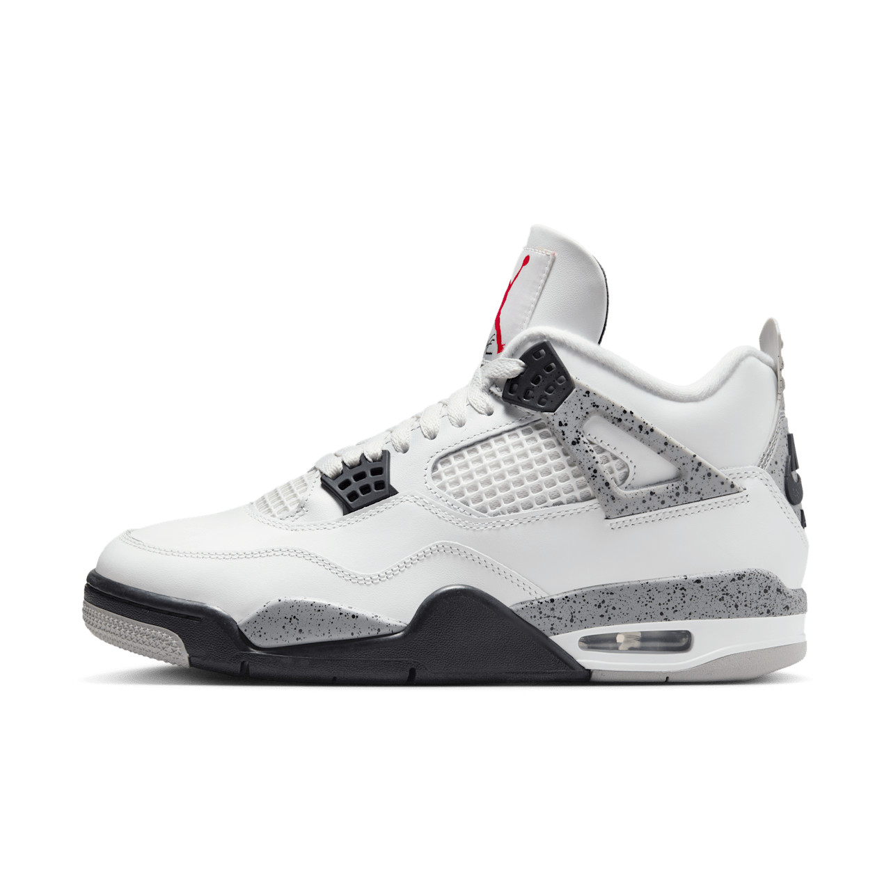Nike Air Jordan 4 Retro Shoes "White Cement" Fire Red FV5029-100 Men's & GS NEW