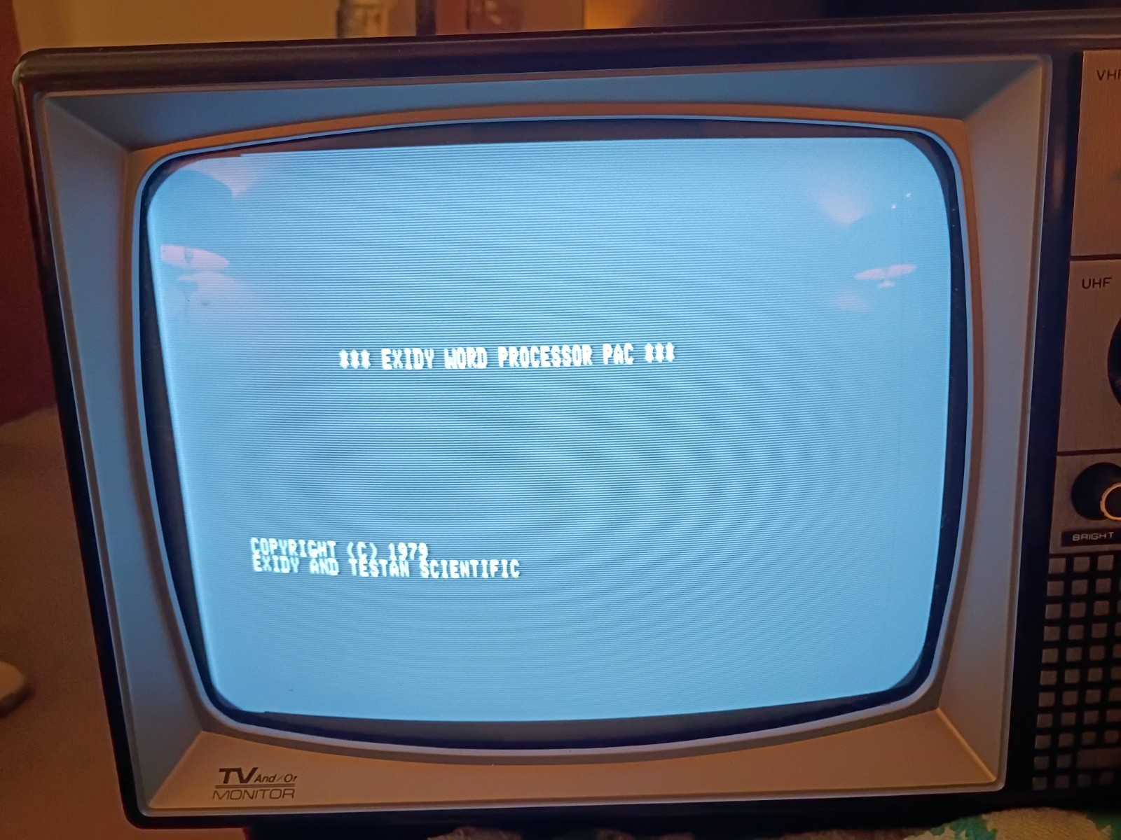 Rare Exidy Sorcerer Model DP 1000-1 Computer + Basic, Word Pacs & Guides Update!
