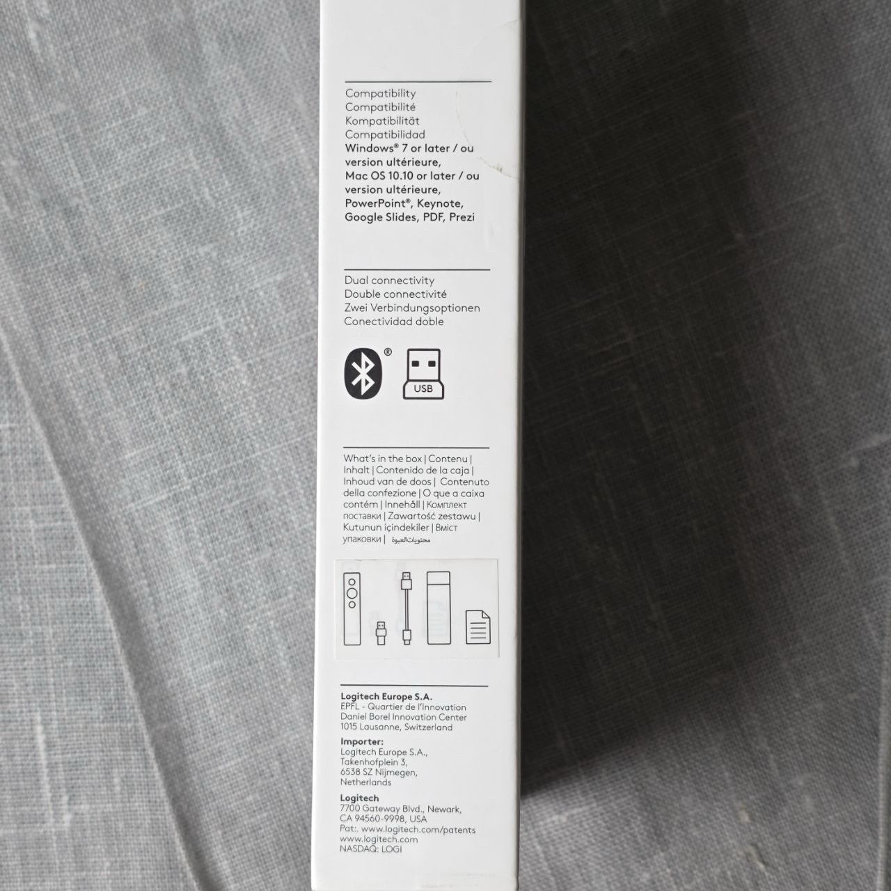 New Logitech Spotlight Presentation Remote Bluetooth USB Wireless Presenter