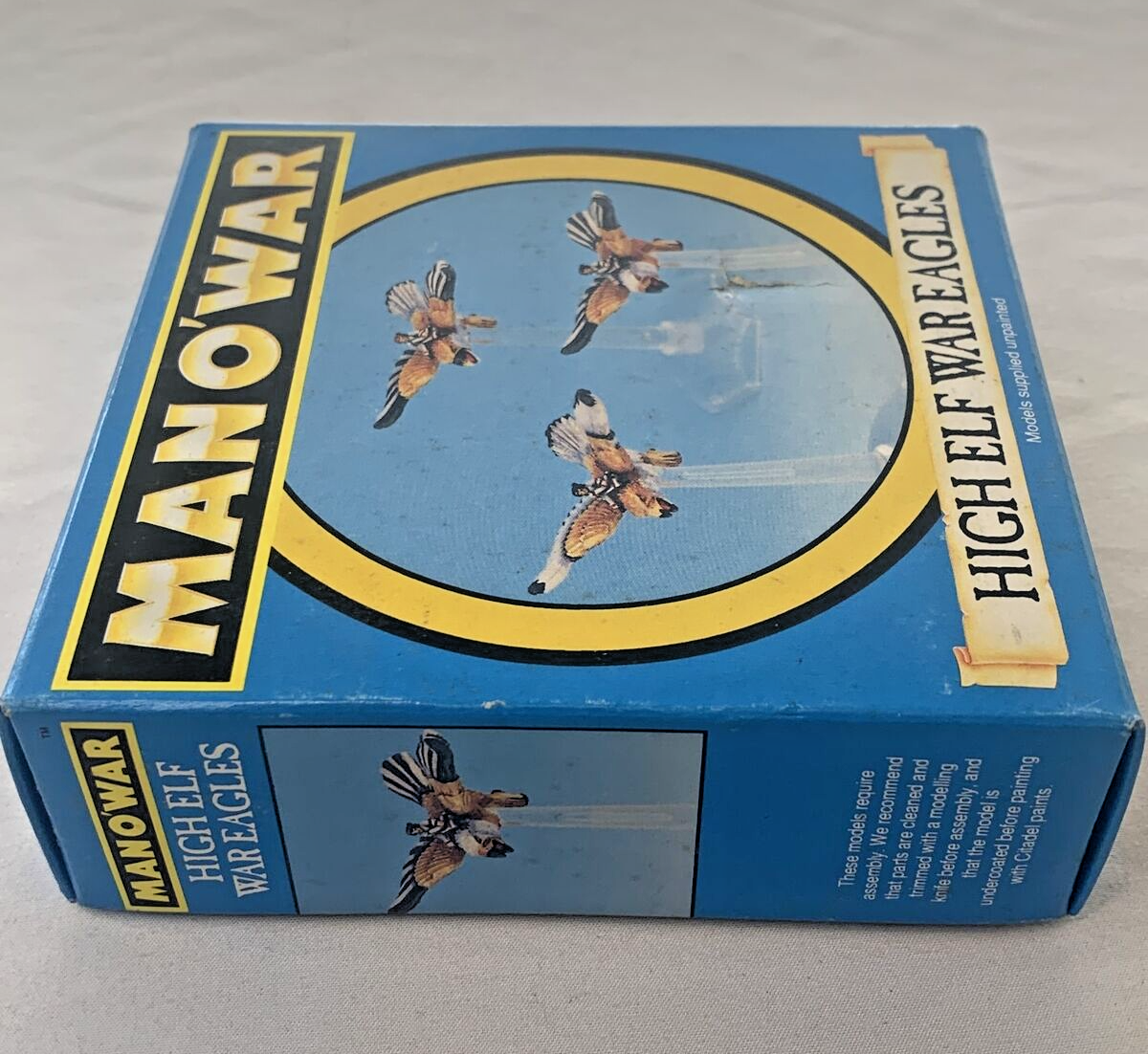 Games Workshop Man O' War High Elf War Eagles New Open Box