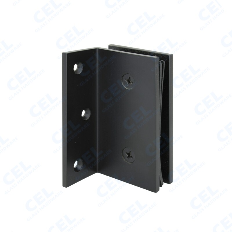 90 Degree WALL MOUNT CLAMP / Bracket for Glass Shower Door Fix Panel