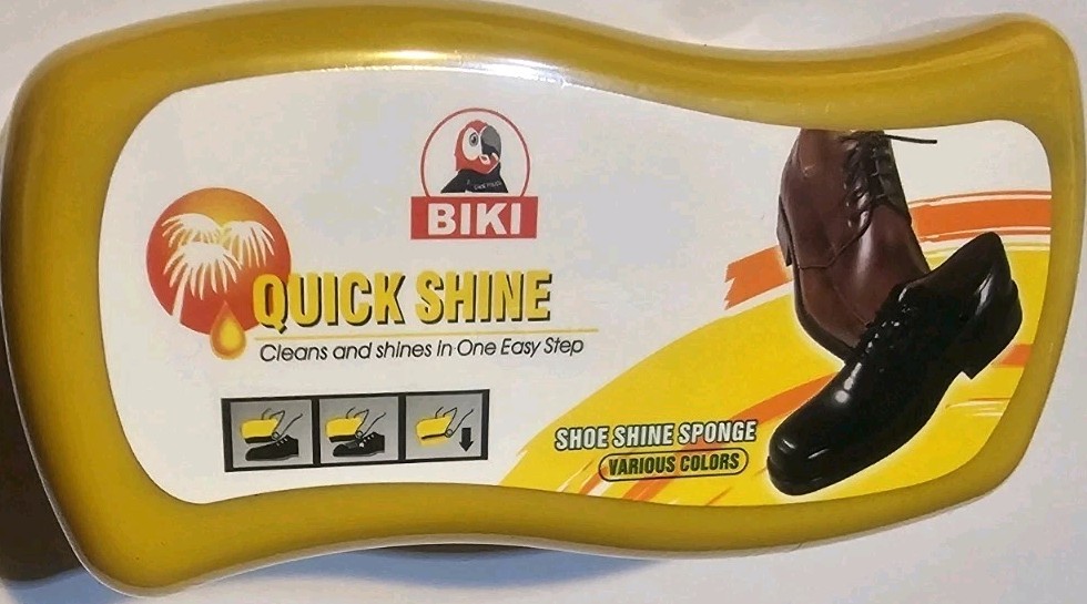 Professional Shine Sponge, Black/Brown/Neutral, One Sponges