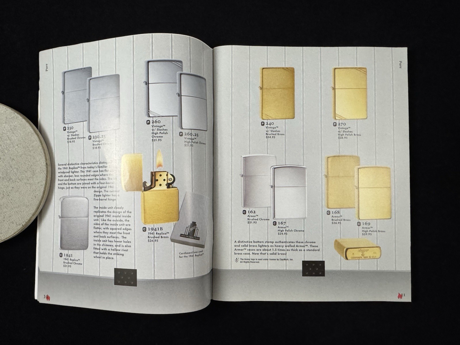 Zippo 75th Anniversary 2007 Complete Line Collection Catalog