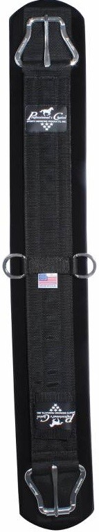 Professional's Choice 34" SMX Western Cinch BLACK Neoprene stainless hardware