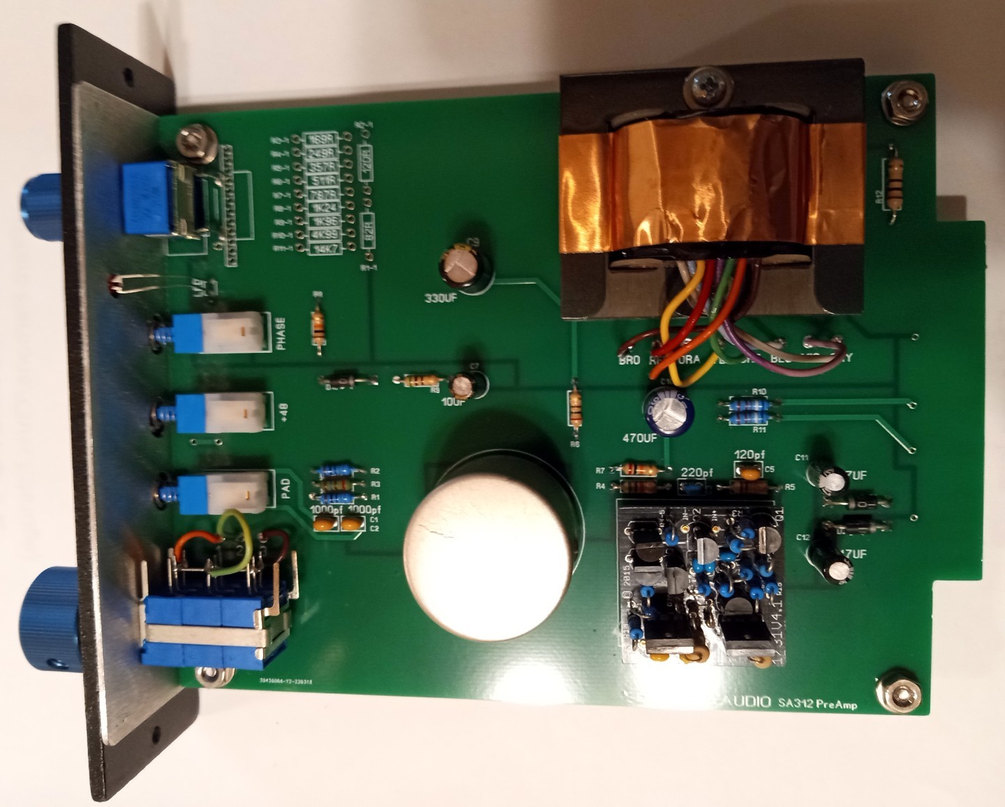 312 Style Microphone Preamp- Mic Preamp based on API