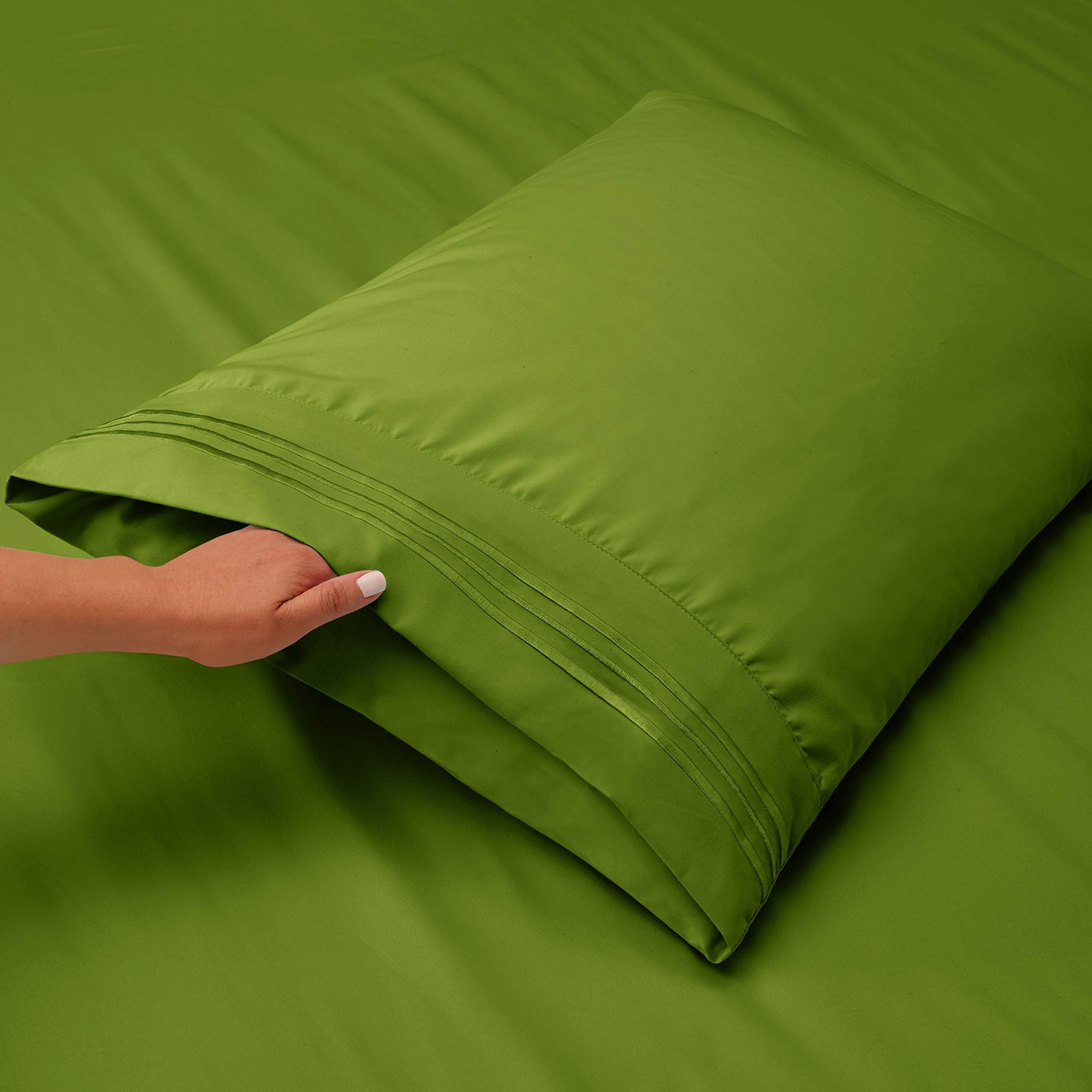 Clara Clark Queen Sheets Set, Deep Pocket Bed Sheets for Queen Size Bed - 4 P...