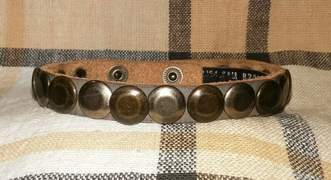 Sam Brown Studded Leather Bracelet #2884