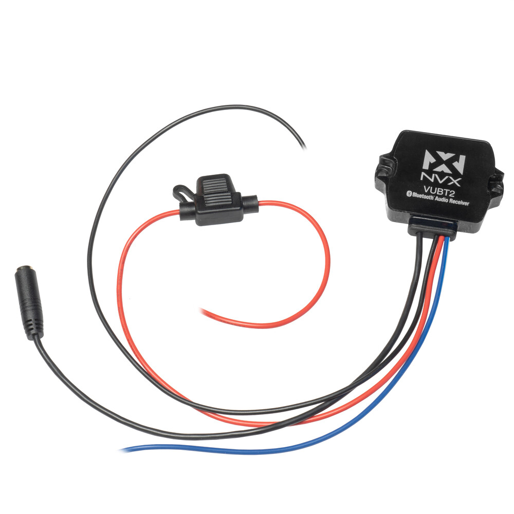 NVX VUBT2 Car/Auto/Motorcycle/Boat Waterproof Bluetooth Receiver