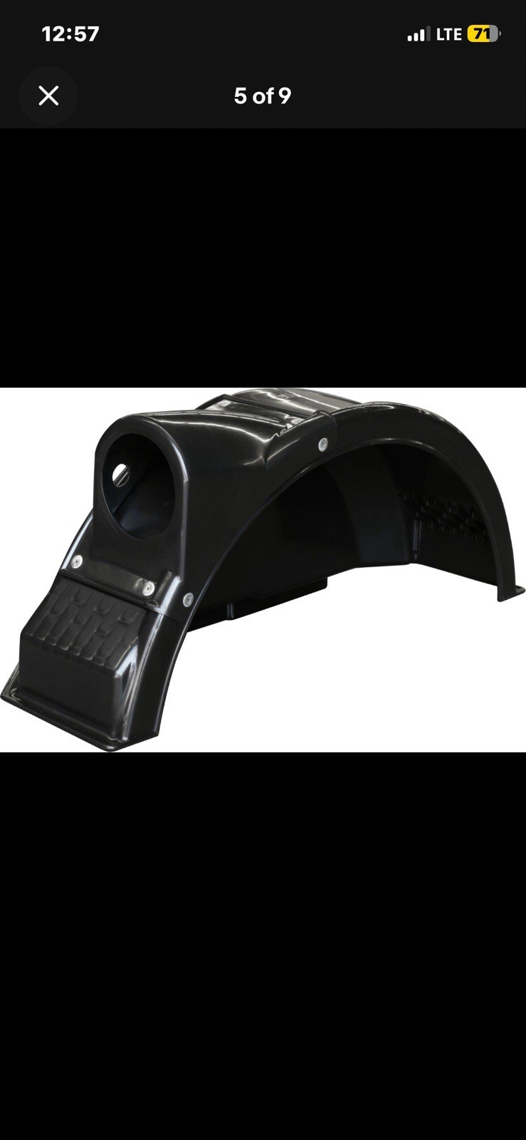 43282068 RH Tow Dolly Fender fits U-Haul De mco Trailer