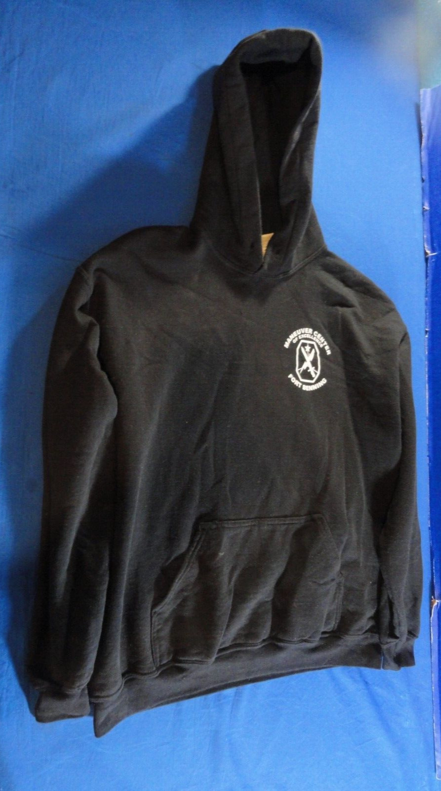 DISCONTINUED MANEUVER CENTER OF EXCELLENCE FT BENNING GA INFANTRY UNIT HOODIE L