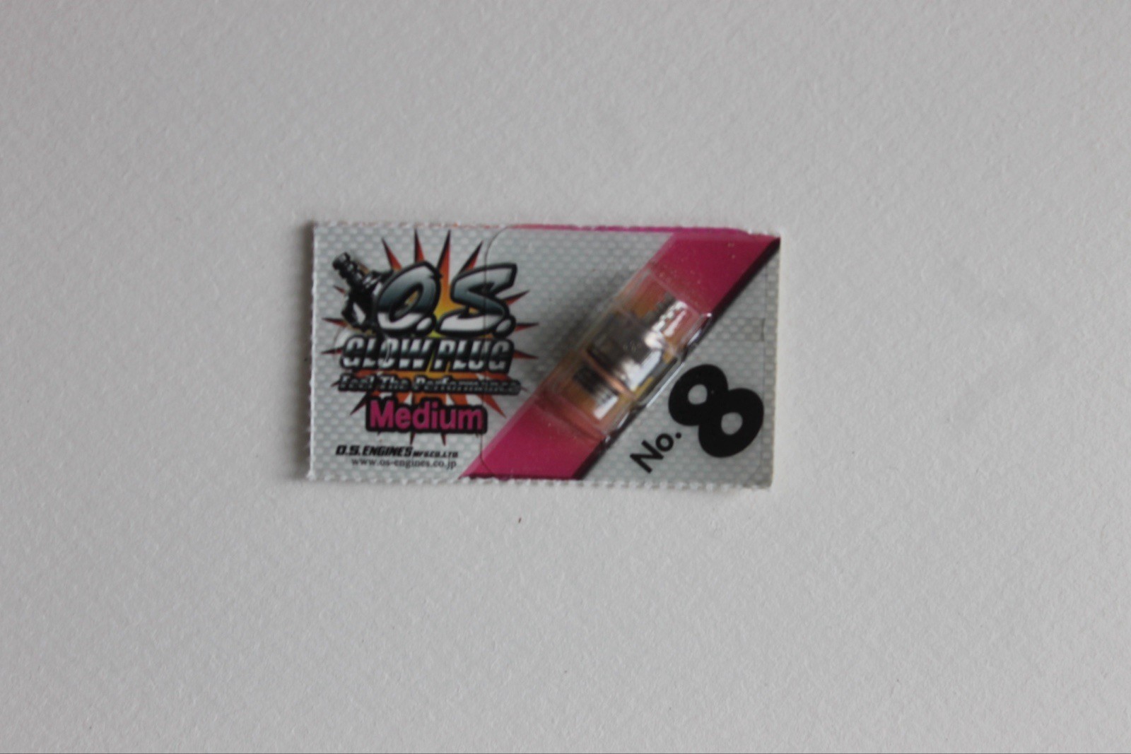 O.S. No.8 Short Body Standard Glow Plug "Medium" [OSM71608001]