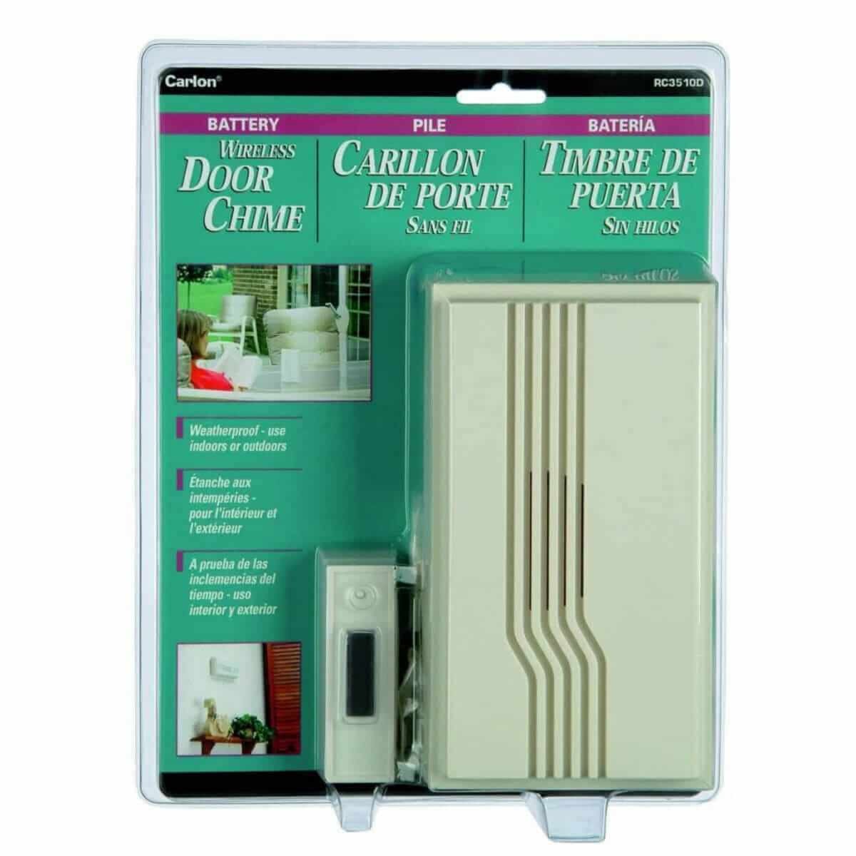 Thomas & Betts Carlon RC3510D Deluxe Battery Powered Wireless Weatherproof Chime