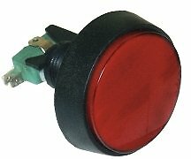CYGUSA 5 AMP Illuminated Round Display Switch - RED