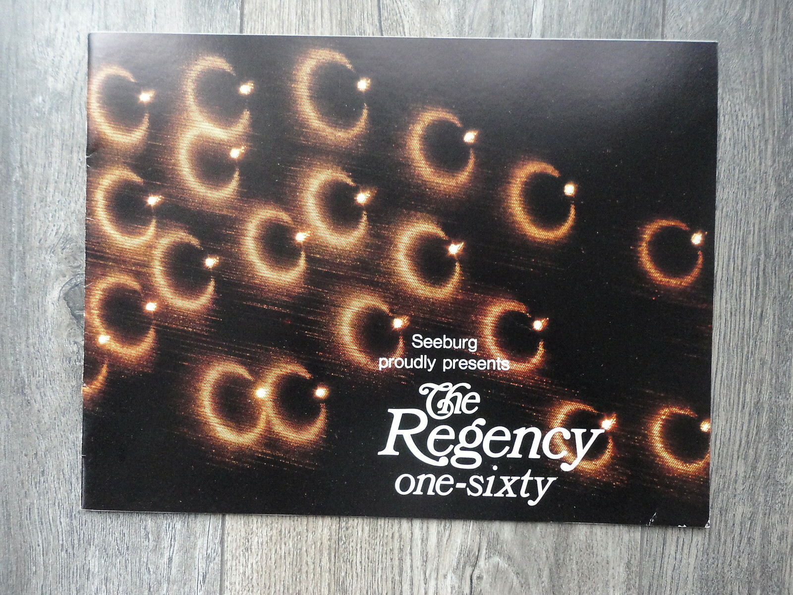 The Regency One-Sixty Jukebox Machine Flyer Booklet Original Seeburg Brochure