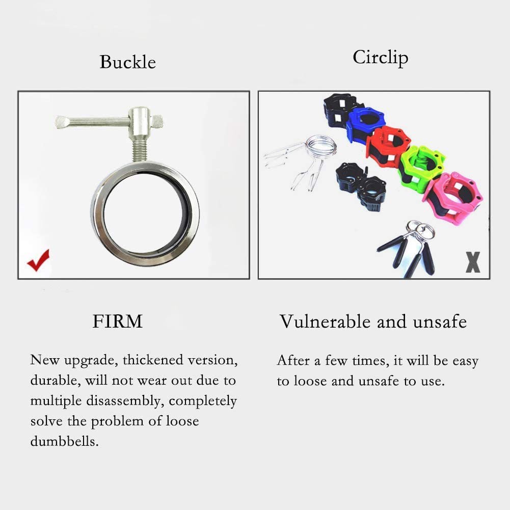 Fox Claw Olympic Barbell Collar for 2" Bar, Clamp Silver