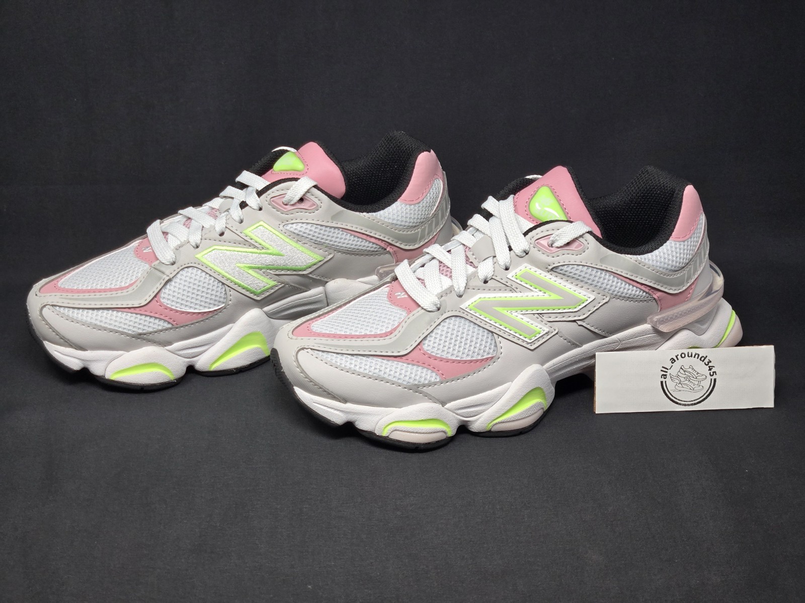 New Balance 9060 Pink Taffy Grey Green White Women’s Sizes Shoes U9060BLE NBY