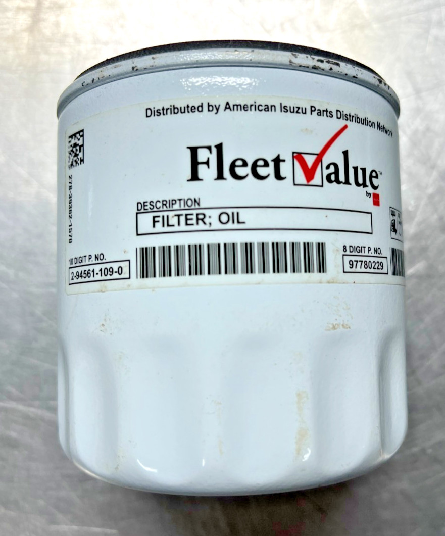 2-94561-109-0  Isuzu OEM  GM  OIL FILTER   97780229