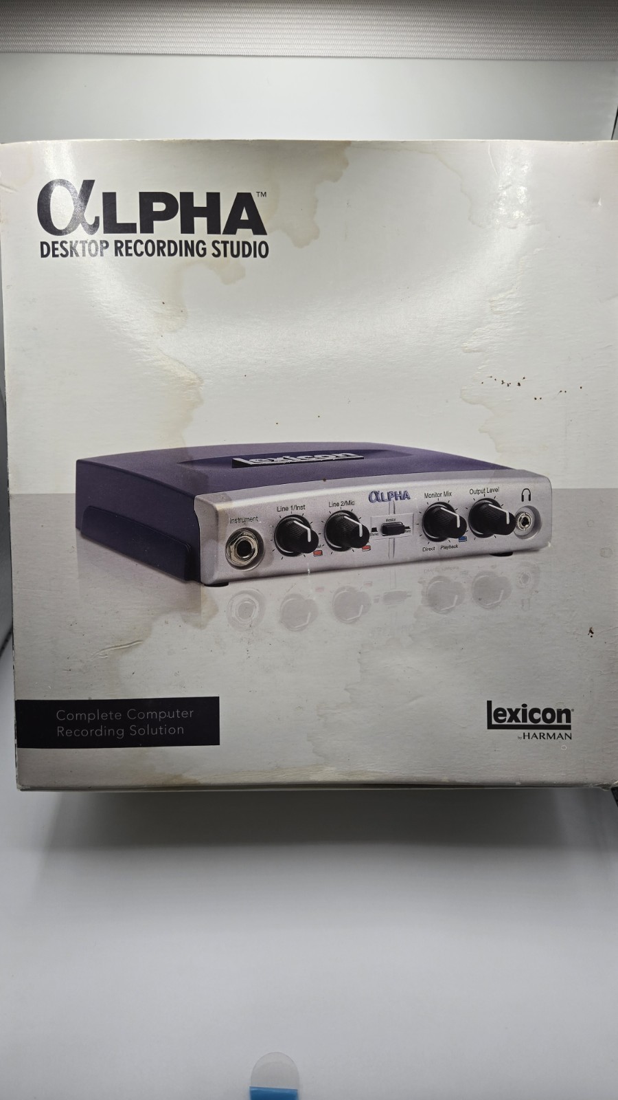 LEXICON Alpha™ Desktop Recording Studio  2x2x2 (2-Input, 2-Bus, 2-Output)