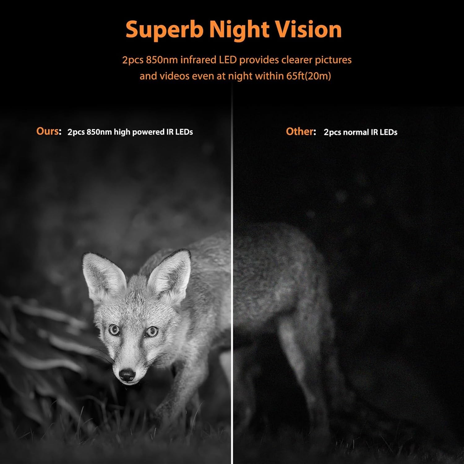 4K Solar Powered Trail Camera 85MP WiFi Hunting Scouting Camera PIR Night Vision