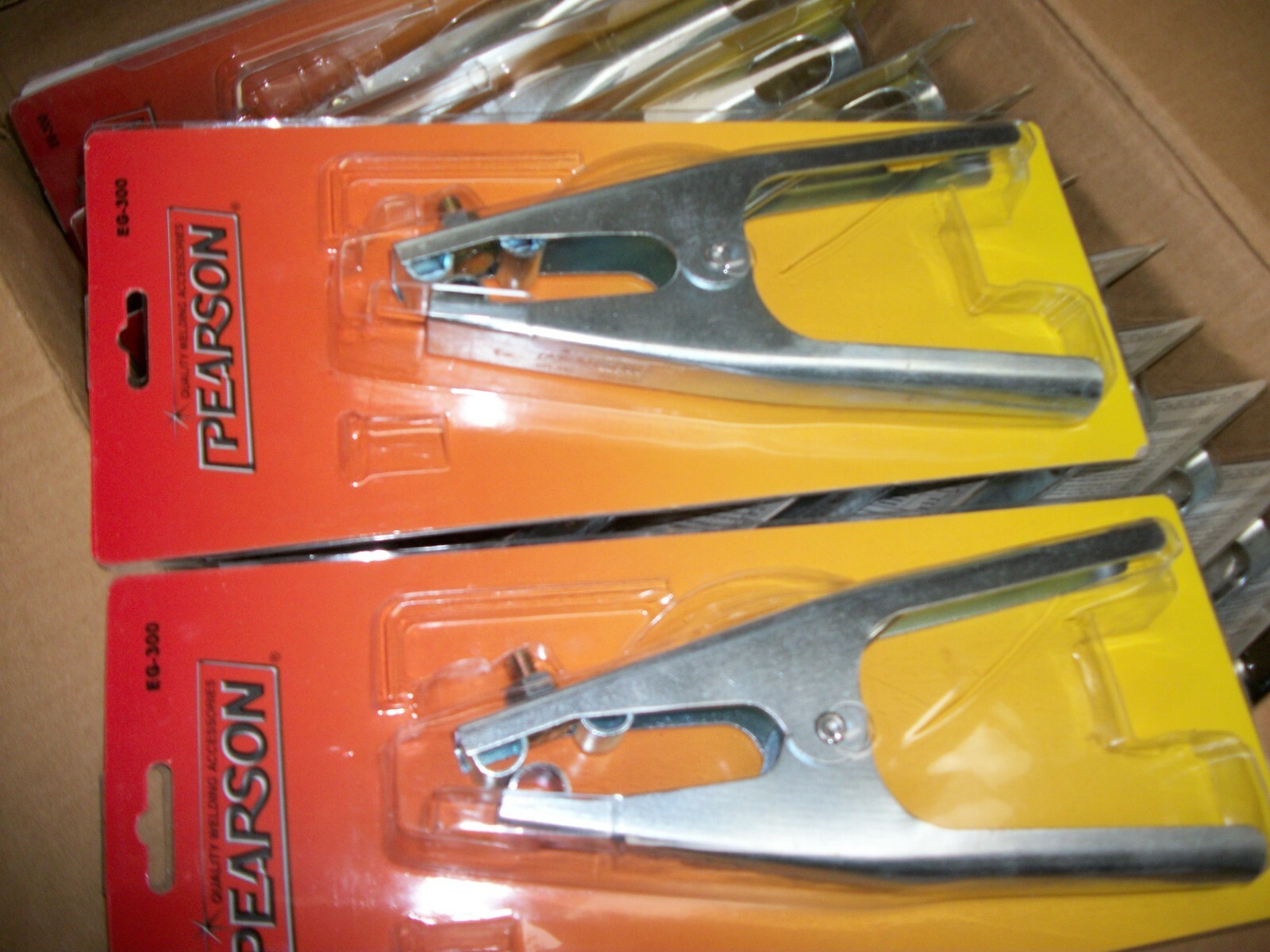 LOT OF 2 NEW PEARSON GROUND CLAMP MODEL 02-EG-300 STEEL GROUND CLAMP 300 AMP