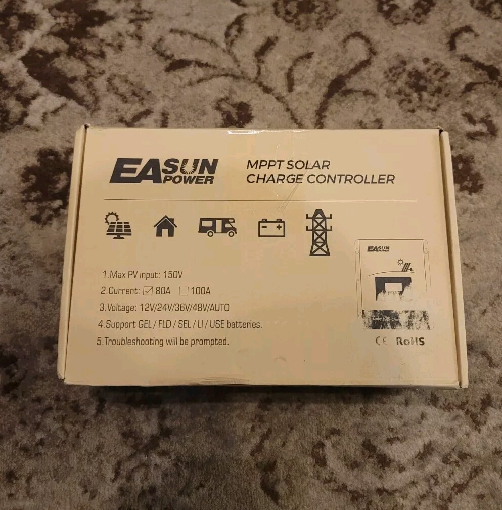 80A MPPT Solar Charge Controller 12V 24V 36V 48V Solar Battery Regulator