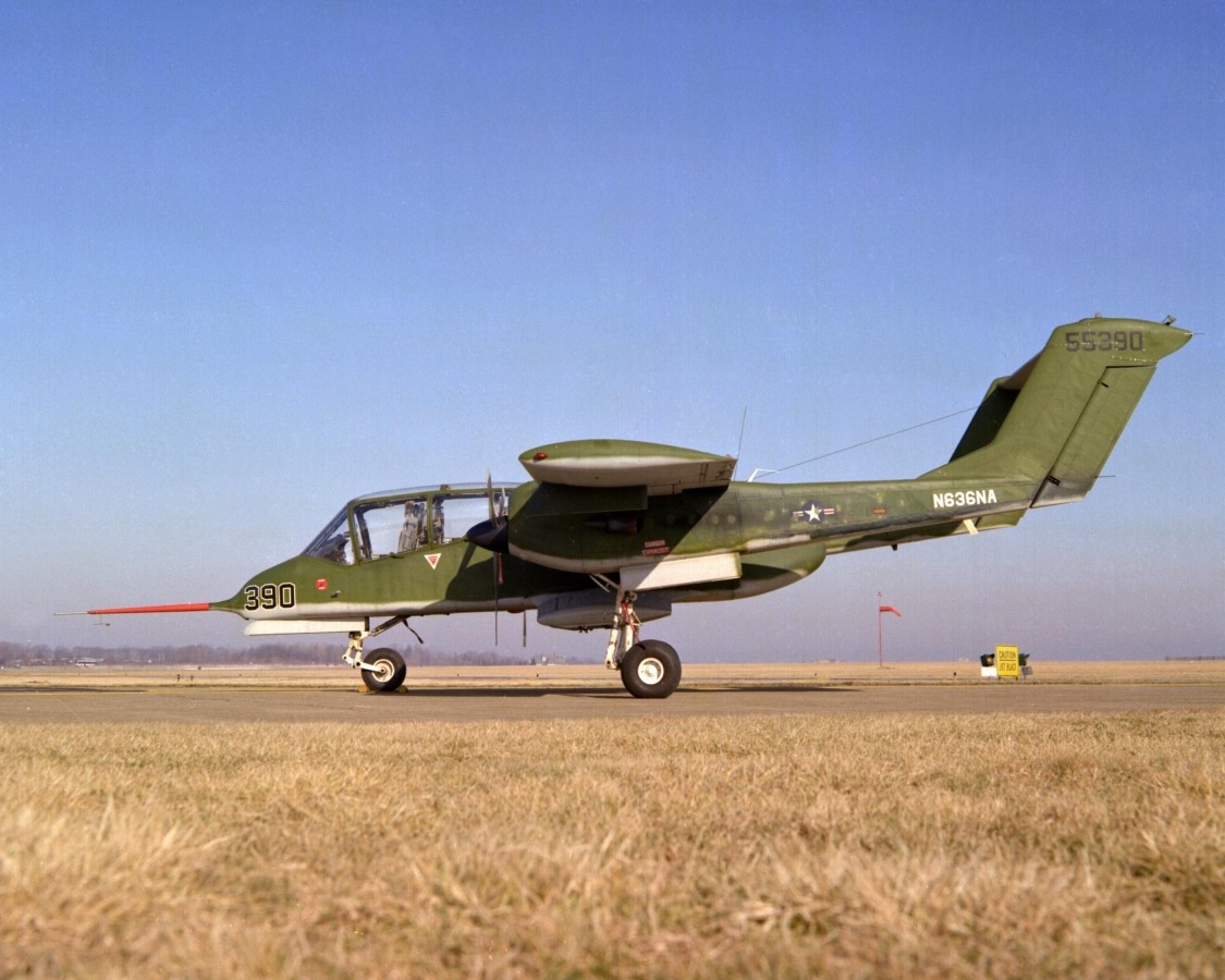 1984 NASA OV-10 Aircraft - 8x10 Photo On 8.5x11 #2245
