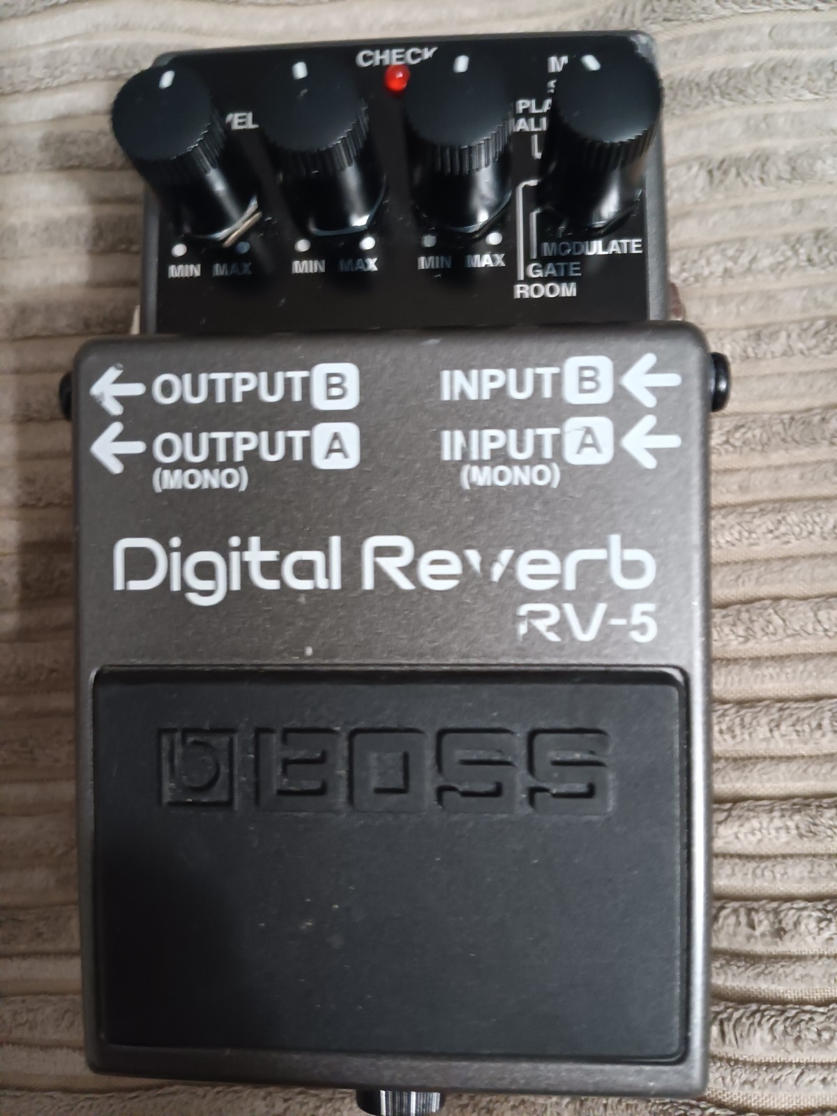 BOSS RV-5 Digital Reverb Guitar Effect Pedal. A+ Free Shipping w box etc.