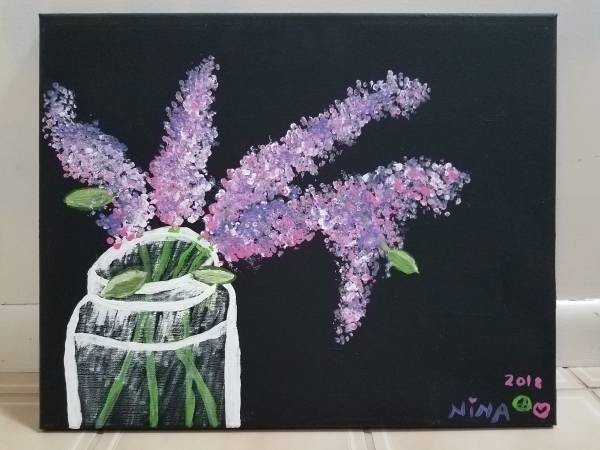 Painting on Canvass by a Young Local Artist - Artwork
