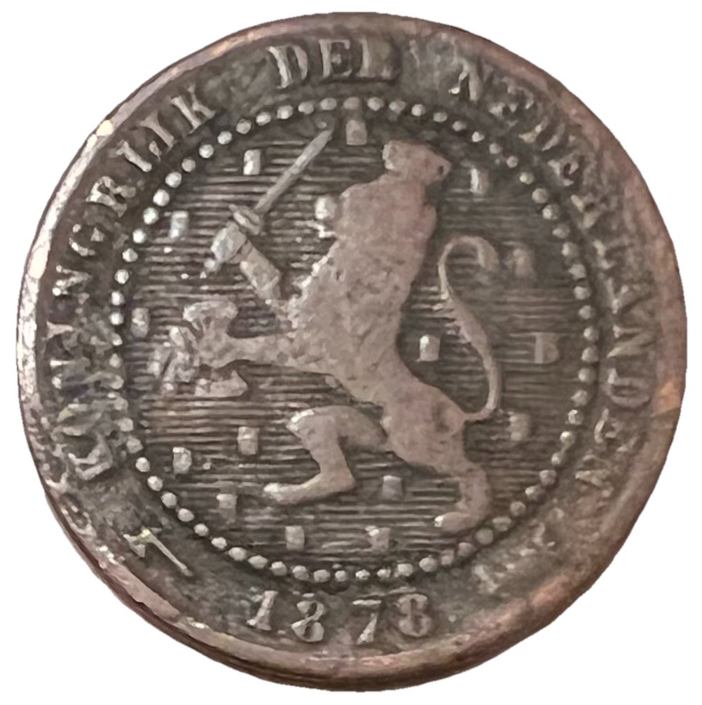 1878 🇳🇱 Netherlands 1 Cent Coin - Combined Shipping - Lot C81b