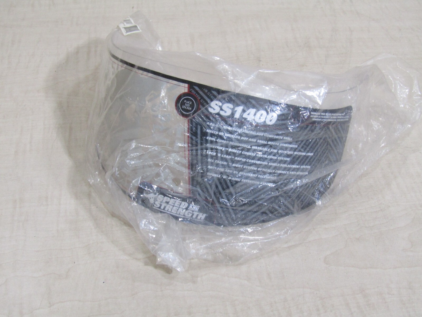 SPEED & STRENGTH CLEAR ANTI FOG REPLACEMENT SHIELD SS1400 878715