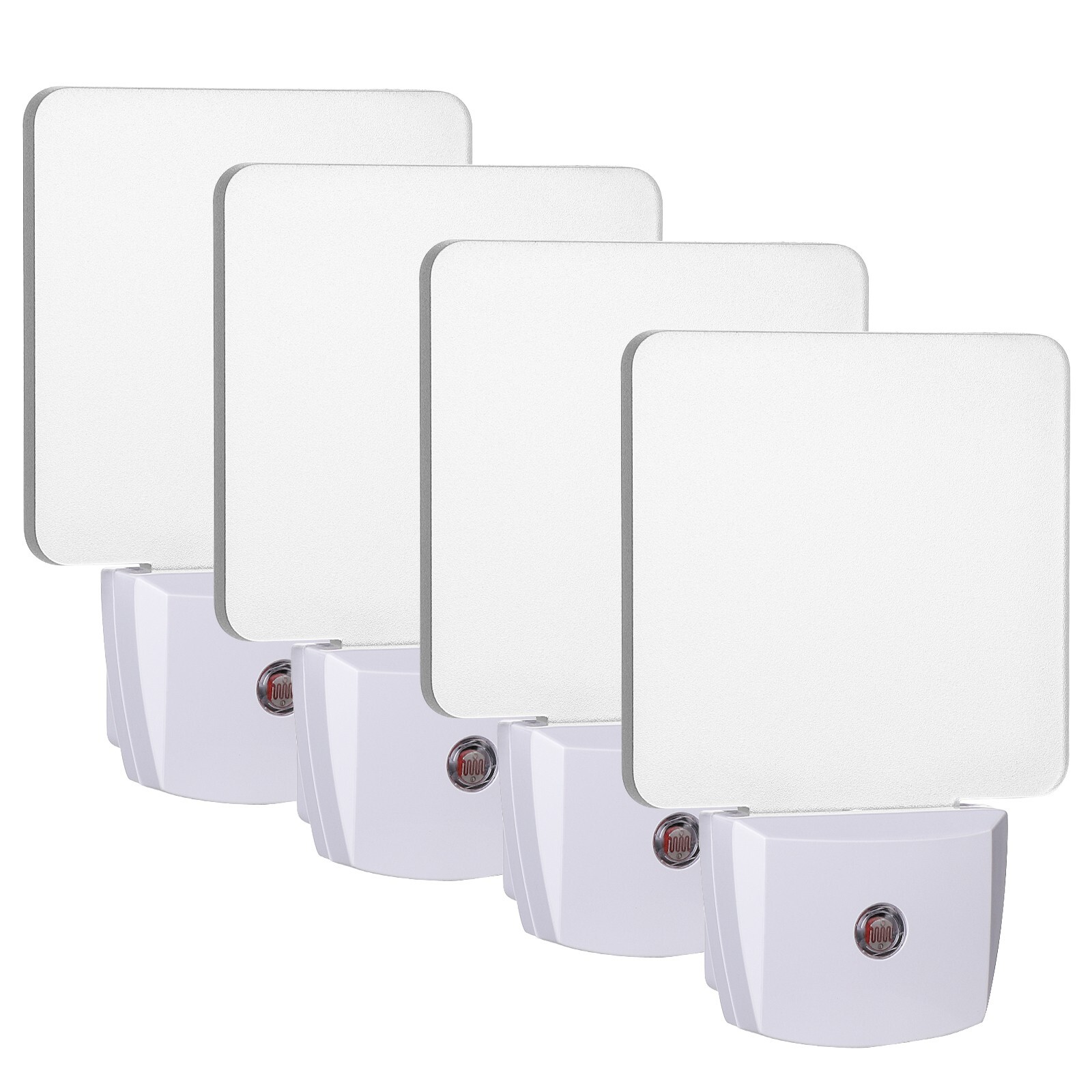 DEWENWILS 4 Pack Plug-in LED Night Light Light Sensor Automatic On Off Nightligh