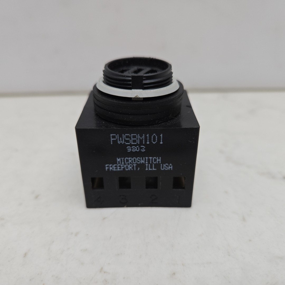 4 Pack Micro Switch PWSBM101 Selector Switch w/ PWCM and PWCE Contact Blocks