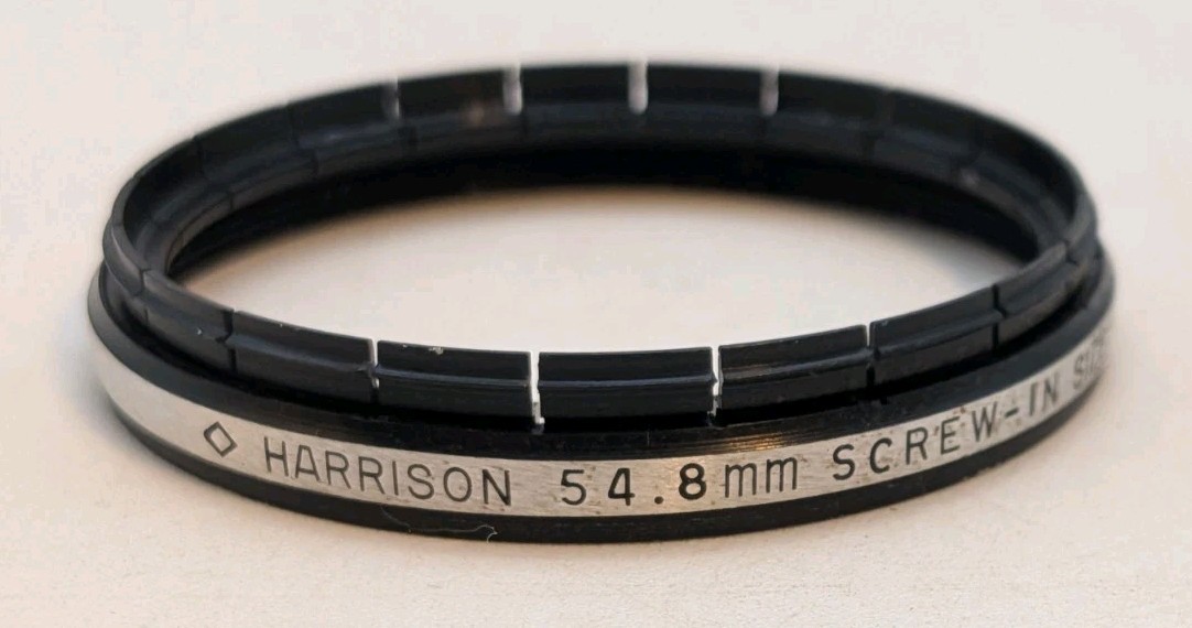 Harrison Adapter Ring 54.8mm Screw In Size EUC