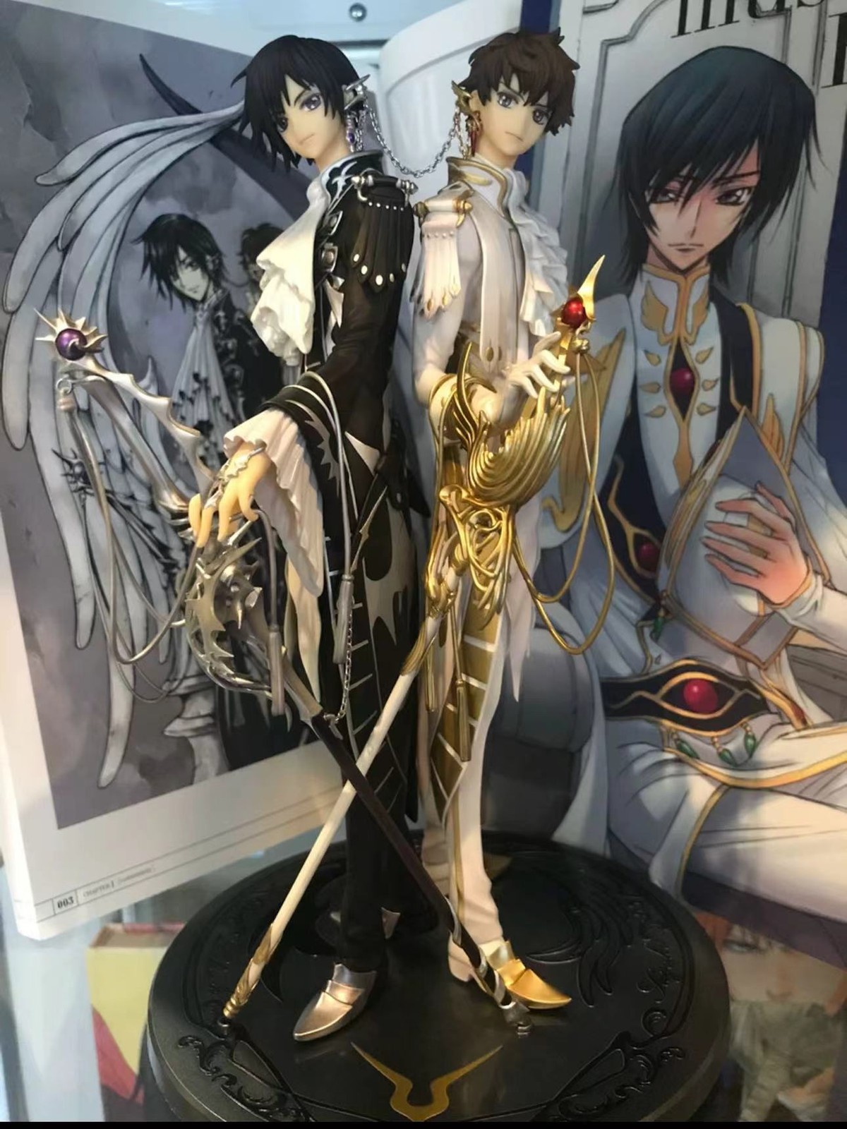 Code Geass MegaHouse Lelouch of the Rebellion R2 CLAMP in Lelouch & Suzaku 1/8