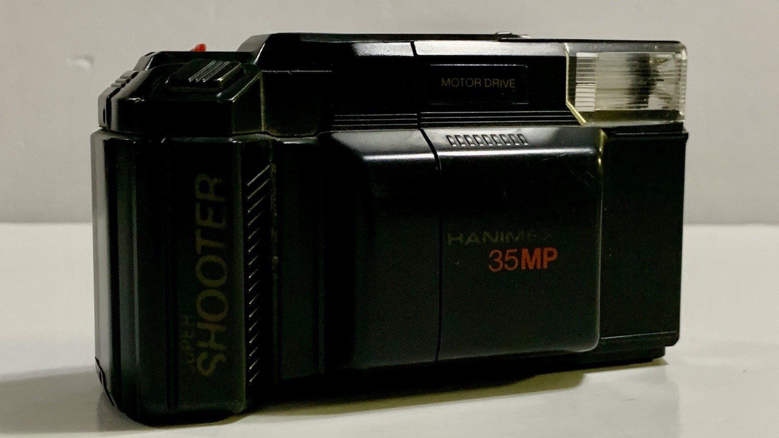 Vintage Hanimex 35MP Super Shooter Motor Drive 35mm Film Camera Made In Taiwan