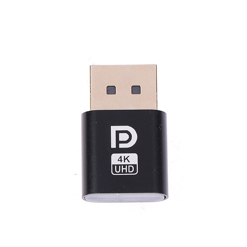 4K Displayport Dummy Plug DP Virtual Display Adapter Desktop Accessor Q❤;us