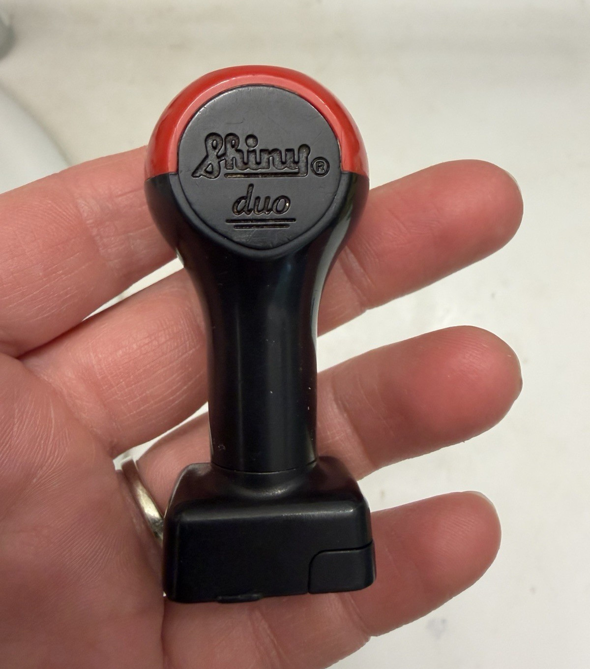 Dutch Bros Employee Shiny Duo N10 Self-Inking Thumbs Up Stamp Rare Broista Tool
