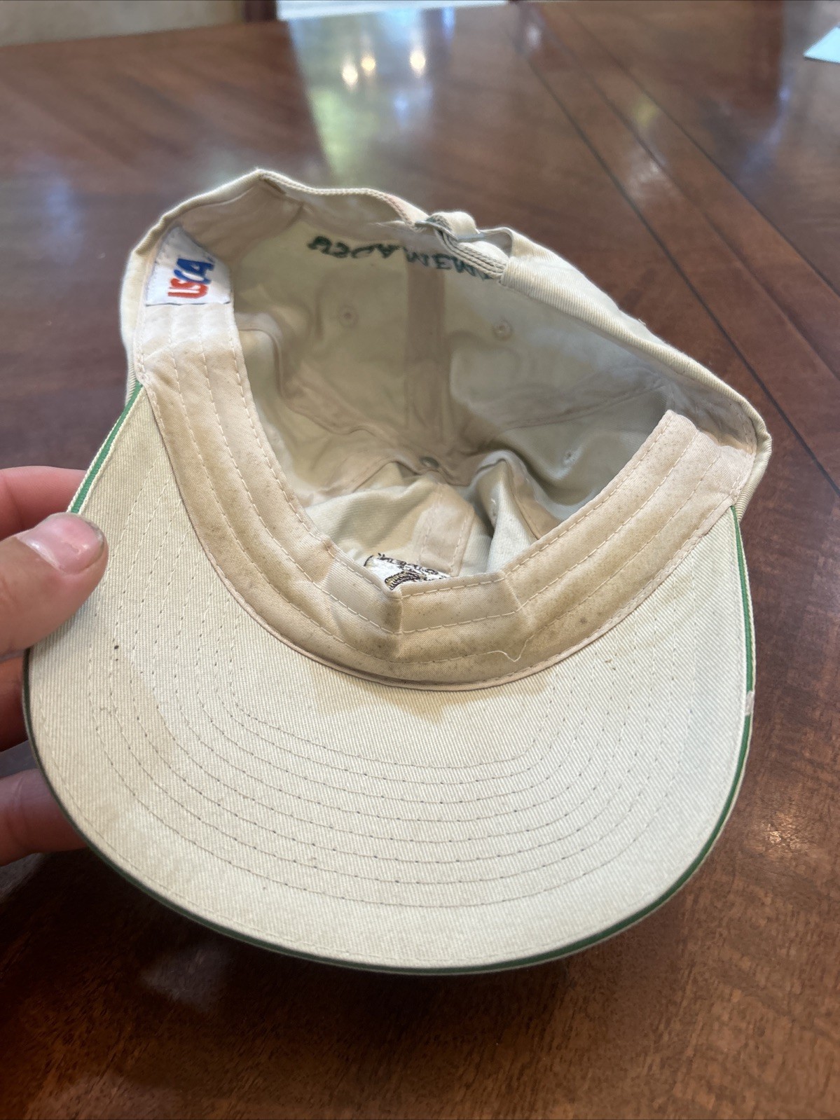 USGA MEMBER US OPEN GOLF HAT COTTON OAKMONT 2007 SQUIRREL BEIGE