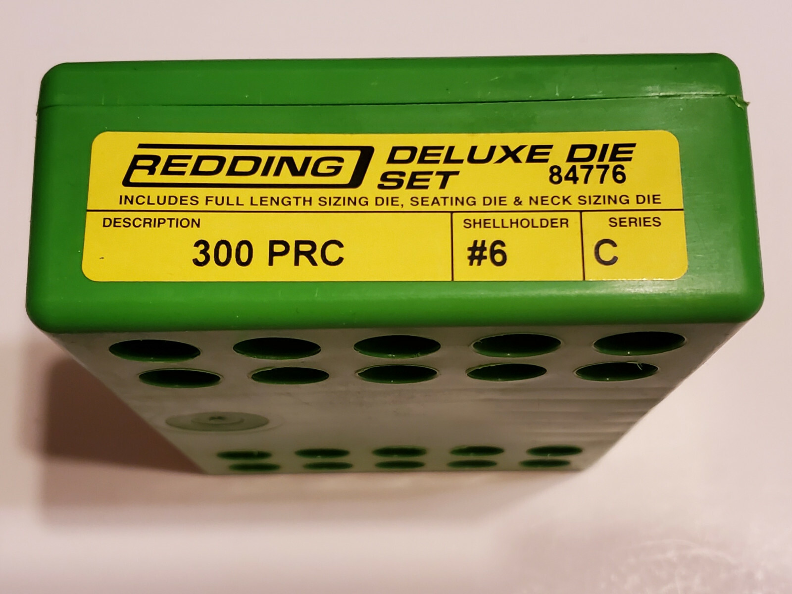 84776 REDDING 3-DIE FULL LENGTH / NECK DELUXE DIE SET - 300 PRC - BRAND NEW