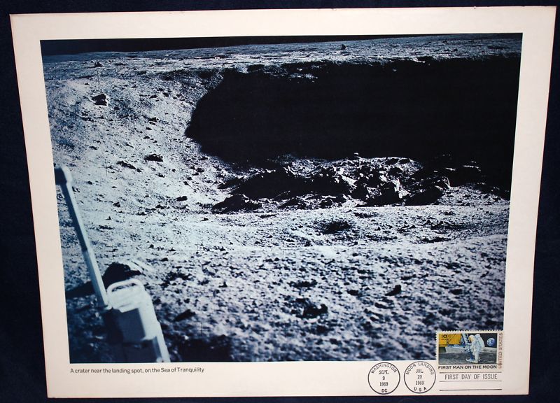 C76 FDC  Apollo 11 NASA #11 photo Sea of Tranquility 11x14 FDOI FREE SHIPPING