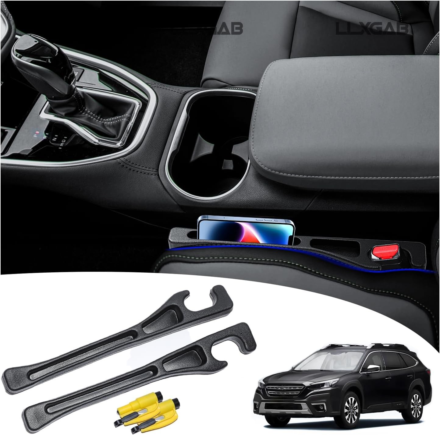 【patible with Subaru Outba】 Seat Gap Filler, FillerNo Drop Seat Guard